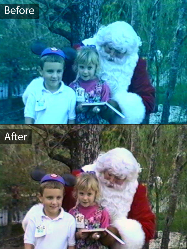 Video Tape Color Correction